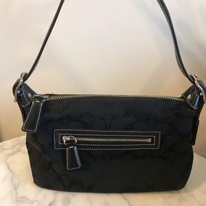COACH Black Signature Mini Bag